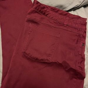 Cato maroon jeggings